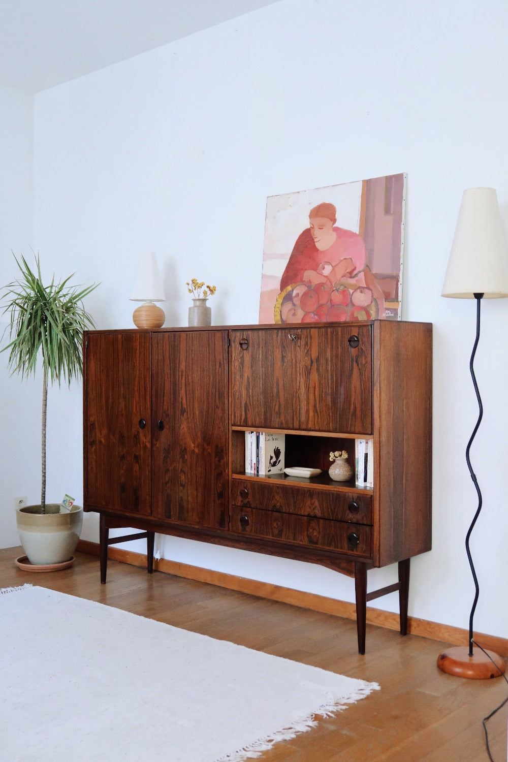 Buffet enfilade scandinave en palissandre – Aux Objets Trouvés