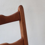 4 chaises scandinave made in germany années 70 vintage danois skaï teck noir