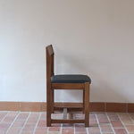 4 chaises vintage scandinave teck skaï noir baumann