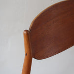 chaise scandinave erik buch arne vodder vintage teck bureau