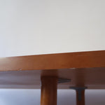 grande table manger vintage ferme bois scandinave années 80 roche bobois