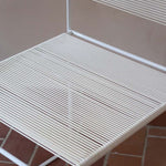 paire 2 chaises blanche spaghetti Giandomenico Belotti Alias 1980