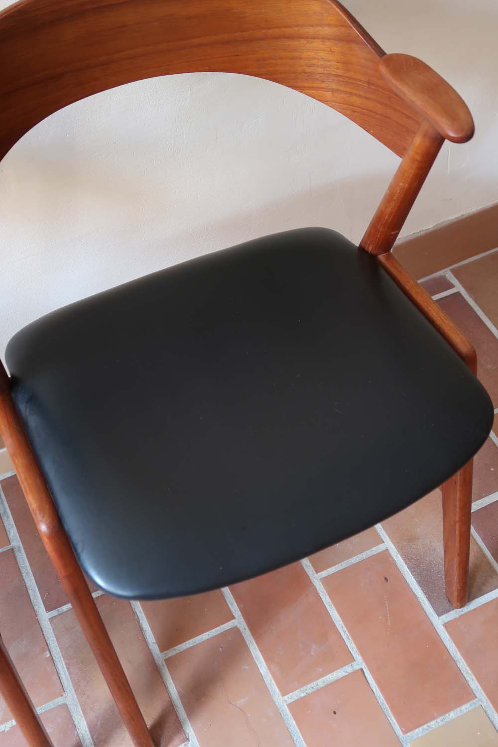 paire 2 chaises fauteuil kai Kristiansen korup stolefabrik KS Denmark made in modele 32