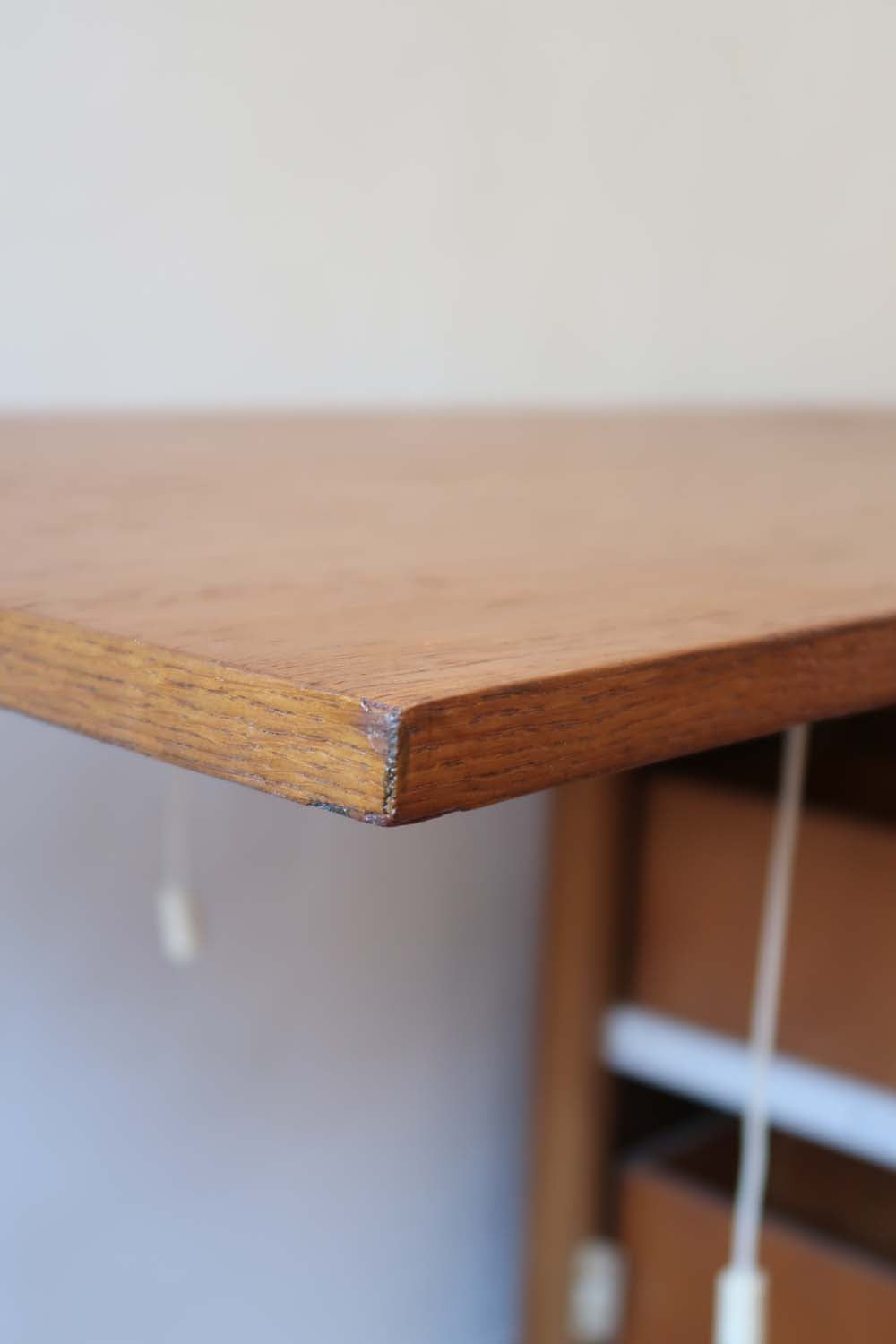 petit bureau bois extensible pliant rallonge vintage scandinave teck ancien artisanal