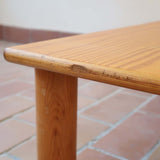 table basse bois pin charlotte perriand vintage maison regain rainer daumiller