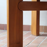 table ronde extensible rallonges vintage brutaliste maison regain atelier chauvin pierre chapo charlotte perriand