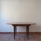 table ronde scandinave rallonges extensible danois