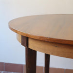 table ronde scandinave rallonges extensible danois