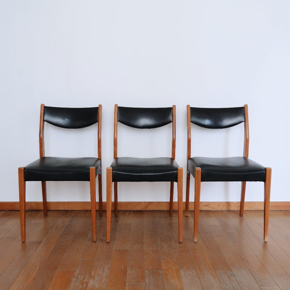 3 chaises scandinaves 70's - Aux Objets Trouvés