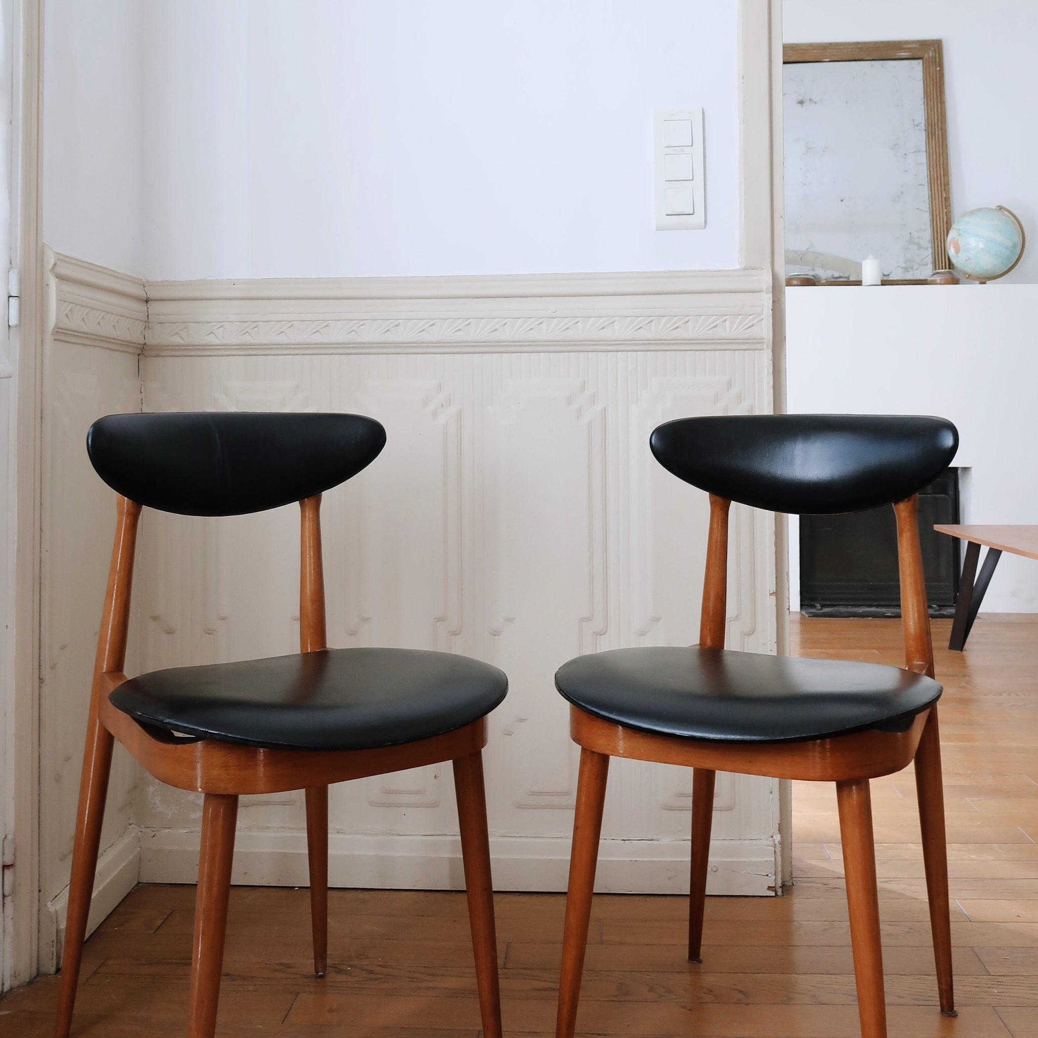 chaise scandinave vintage pierre guariche