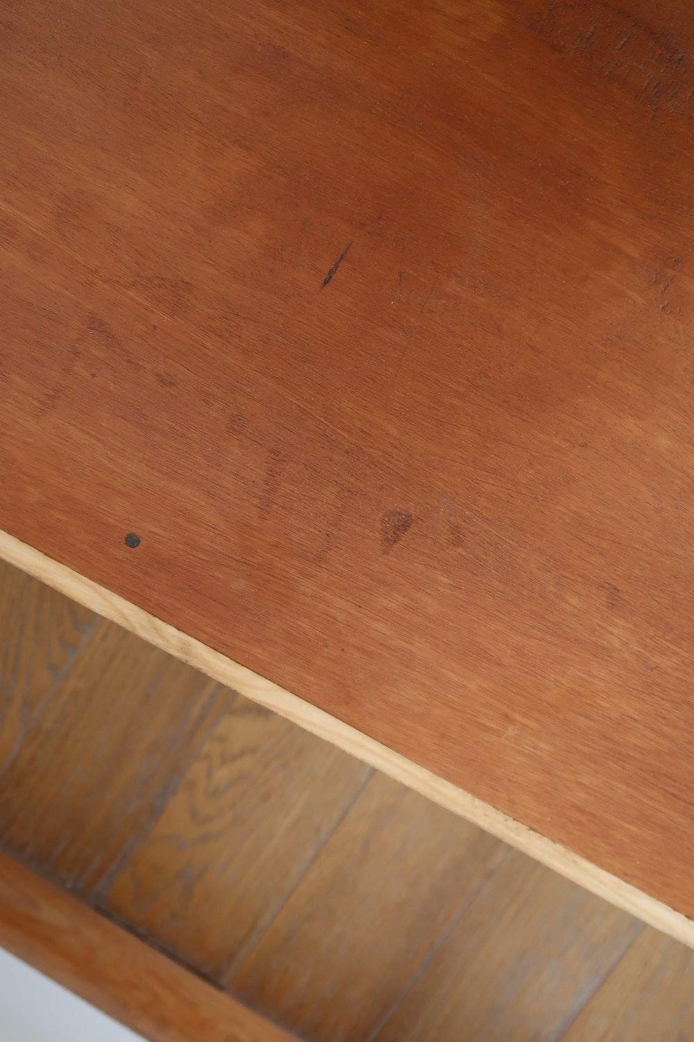 banc bas bout de canapé grande table de chevet basse meuble entrée chaussure vintage scadinave teck bois pieds compas