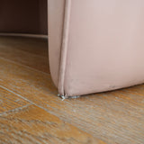 chauffeuse fauteuil pierre paulin skai cuir rose pierre paulin vintage design designer Eugenio gerli ben attal