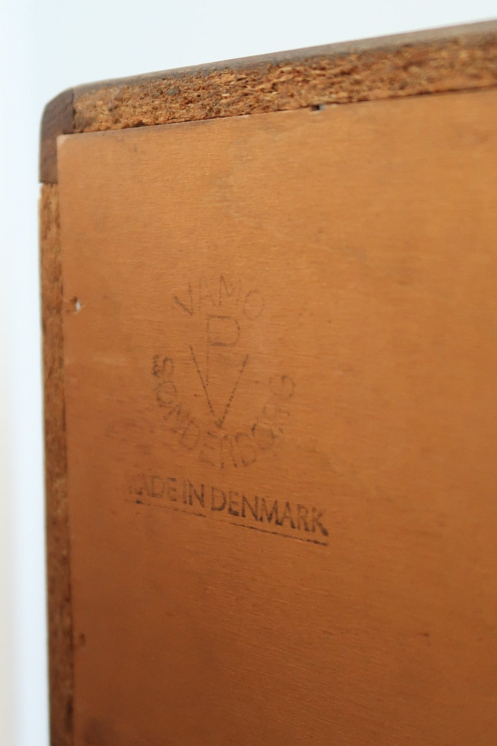 enfilade scandinave Arne Vodder Vamo Sonderborg teck made in Denmark pieds compas années 60 danois