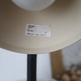 lampe bureau poser vintage retro métallique plastique made in italy blanc crème vintage