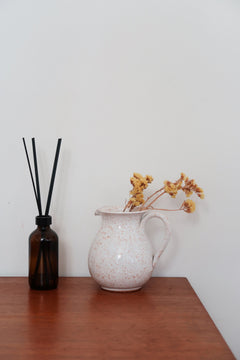vase céramique tacheté broc vintage